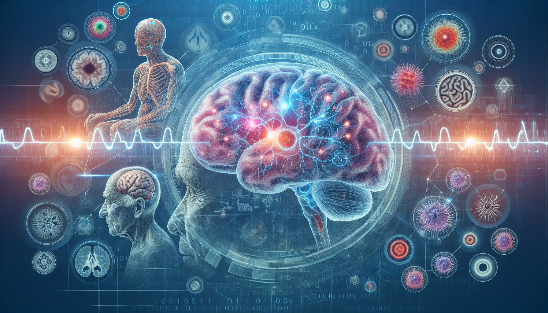 Image showing brain neurons affected by Alzheimer's and Parkinson's